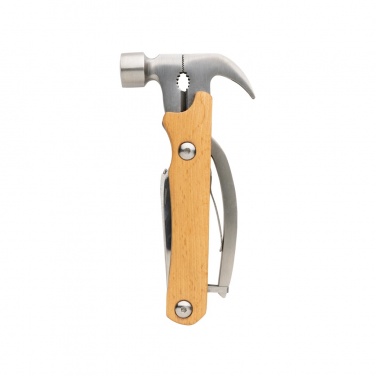 Logo trade promotional gifts image of: Wooden multi-tool hammer