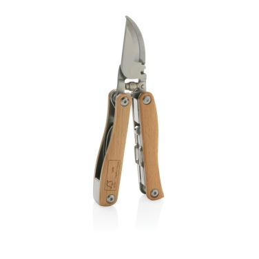Logo trade promotional gifts picture of: Wooden garden multi-tool