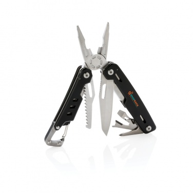 Logotrade promotional gift picture of: Solid multitool with carabiner