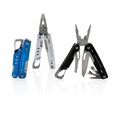 Logo trade corporate gifts picture of: Solid multitool with carabiner