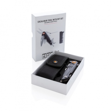 Logo trade promotional merchandise photo of: Excalibur tool with bit set