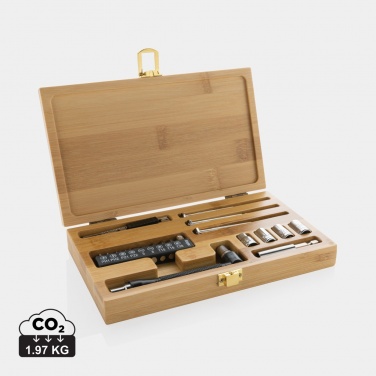 Logotrade promotional products photo of: Carvine 21 pcs bamboo tool set