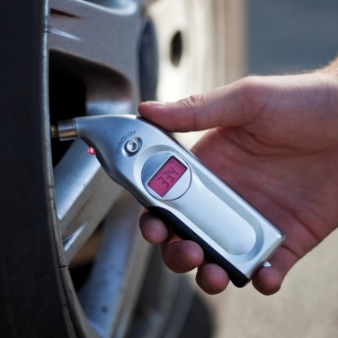 Logo trade promotional giveaway photo of: Digital tyre gauge