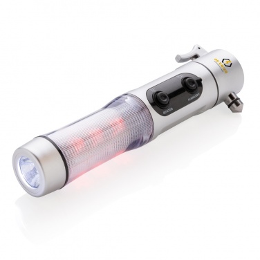 Logo trade promotional giveaways picture of: Emergency light with hammer