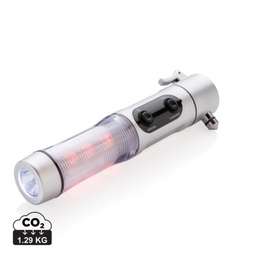 Logo trade promotional products picture of: Emergency light with hammer