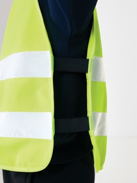 Logotrade promotional giveaway image of: GRS recycled PET high-visibility safety vest 7-12 years