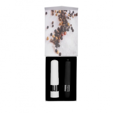 Logo trade advertising products picture of: Electric pepper and salt mill set