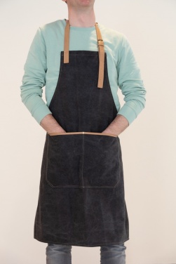 Logo trade promotional giveaways picture of: Deluxe canvas chef apron
