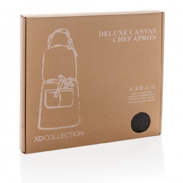 Logo trade promotional item photo of: Deluxe canvas chef apron