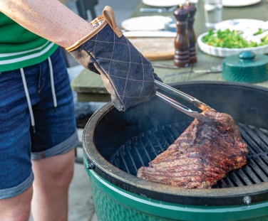 Logotrade promotional giveaway picture of: Deluxe canvas oven mitt