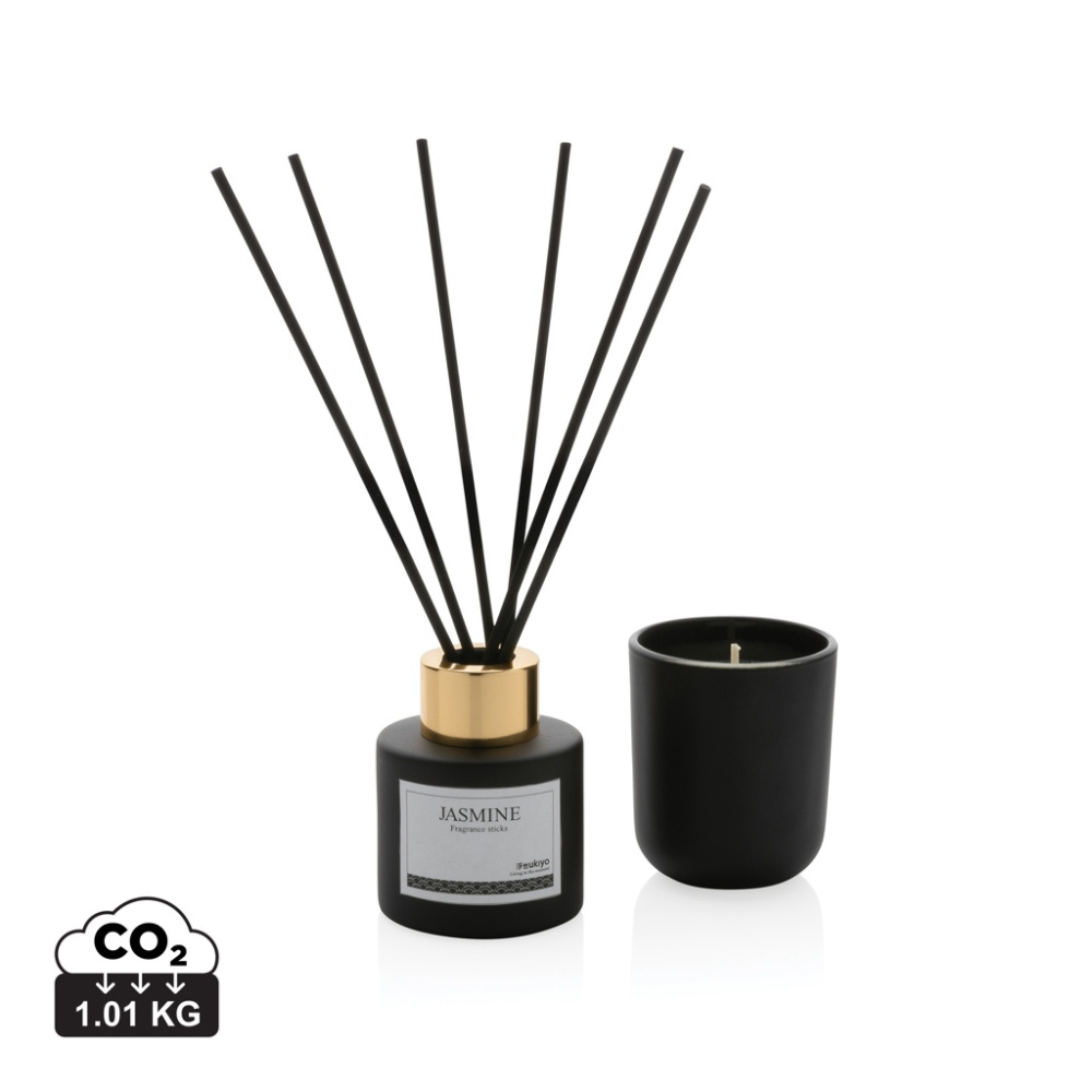 Logotrade corporate gifts photo of: Ukiyo candle and fragrance sticks gift set
