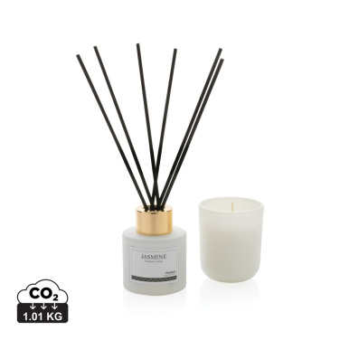 Logo trade business gift photo of: Ukiyo candle and fragrance sticks gift set