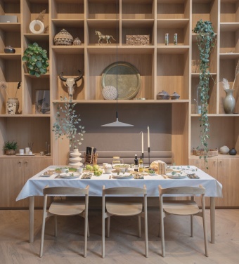 Logotrade corporate gift picture of: Ukiyo salad bowl with bamboo salad server