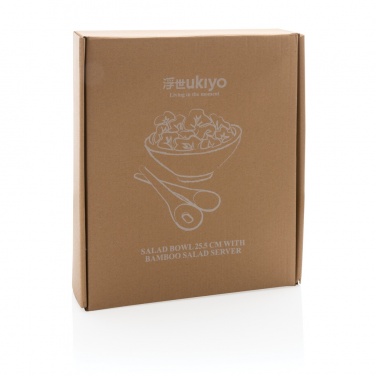 Logotrade corporate gift image of: Ukiyo salad bowl with bamboo salad server