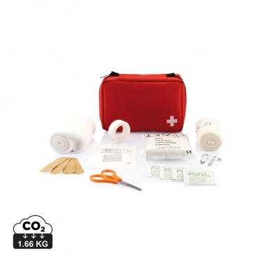 Logo trade corporate gifts image of: Mail size first aid kit