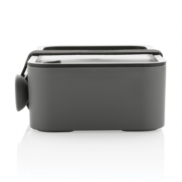 Logotrade promotional items photo of: GRS recycled PP lunch box with spork