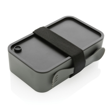 Logotrade promotional product picture of: GRS recycled PP lunch box with spork