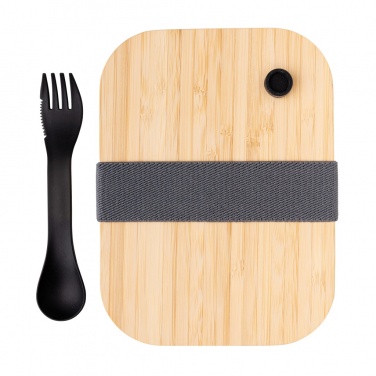 Logotrade promotional product picture of: Glass lunchbox with bamboo lid