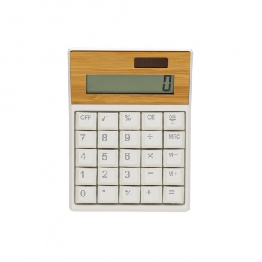 Logotrade business gifts photo of: Utah RCS recycled plastic and  bamboo calculator