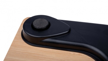 Logo trade corporate gifts image of: Grundig Bamboo Digital Body Scale