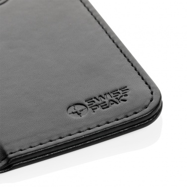 Logotrade promotional product picture of: Swiss Peak RCS recycled PU 10W wireless charging mousepad
