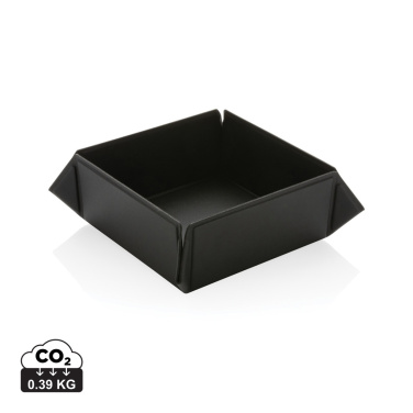 Logo trade promotional merchandise picture of: Swiss Peak RCS recycled PU foldable magnetic storage tray