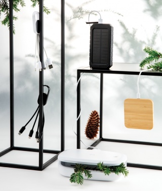 Logotrade promotional items photo of: UV-C steriliser box with 5W wireless charger