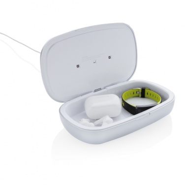 Logo trade promotional merchandise image of: Rena UV-C steriliser box with 5W wireless charger