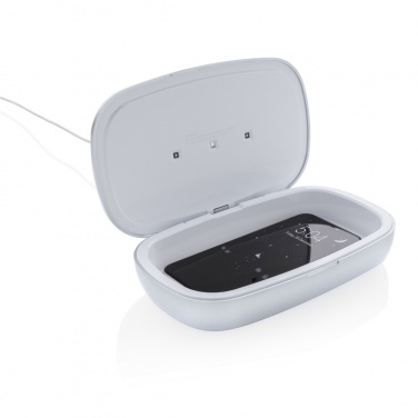 Logotrade promotional giveaway picture of: Rena UV-C steriliser box with 5W wireless charger