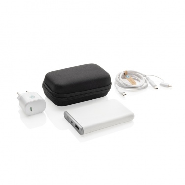 Logotrade business gifts photo of: Surge RCS recyled PET 20W type C 3 pcs charging set