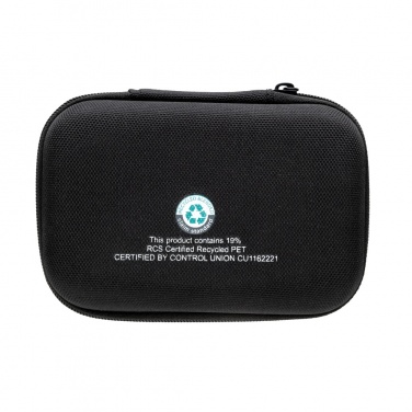 Logo trade promotional items image of: Surge RCS recyled PET 20W type C 3 pcs charging set
