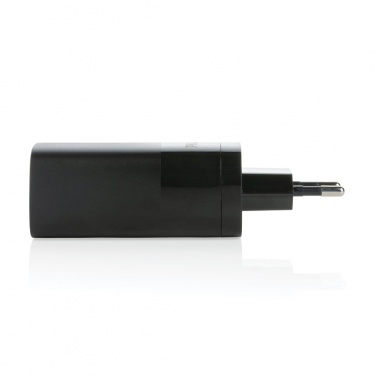 Logo trade promotional giveaways image of: Philips 65W ultra fast PD 3-port USB wall charger