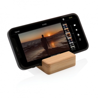 Logotrade business gifts photo of: Bamboo phone stand XD