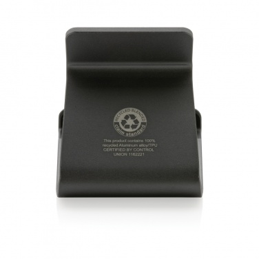 Logo trade promotional giveaway photo of: Terra RCS recycled aluminium tablet & phone stand