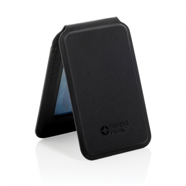 Logotrade promotional gifts photo of: Magstand RCS recycled PU magnetic phone wallet with stand