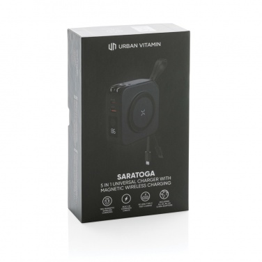 Logo trade advertising products image of: Urban Vitamin Saratoga 5 in 1 universal charger