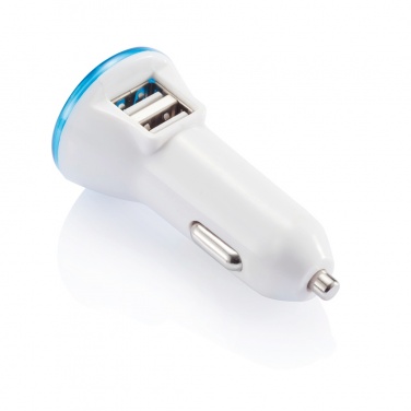Logo trade promotional product photo of: Powerful dual port car charger