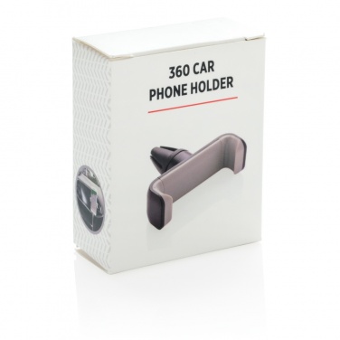 Logo trade business gifts image of: 360 car phone holder