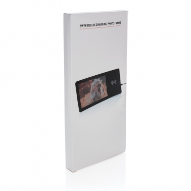 Logo trade promotional gifts picture of: 5W Wireless charger and photo frame