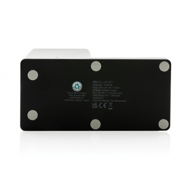 Logo trade promotional products image of: Ontario RCS recycled plastic 10W wireless charger