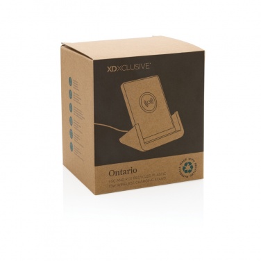 Logotrade promotional item picture of: Ontario  RCS recycled plastic 10W stand
