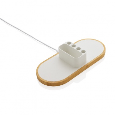 Logotrade promotional item picture of: Ontario RCS rplastic 10W dual wireless