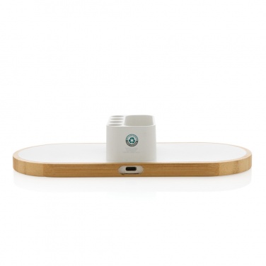 Logo trade advertising products picture of: Ontario RCS rplastic 10W dual wireless