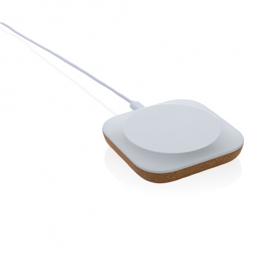 Logotrade business gift image of: Oregon RCS recycled plastic and cork 10W wireless