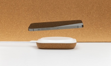 Logotrade advertising products photo of: Oregon RCS recycled plastic and cork 10W wireless