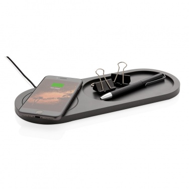 Logotrade advertising products photo of: Encore 10W wireless charging valet tray