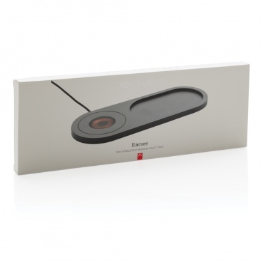 Logo trade promotional product photo of: Encore 10W wireless charging valet tray