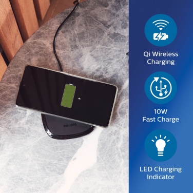 Logo trade promotional products picture of: Philips 10W Qi wireless charger