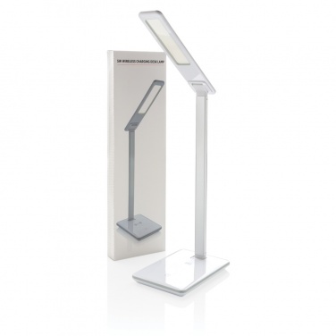 Logo trade corporate gifts image of: 5W Wireless Charging Desk Lamp
