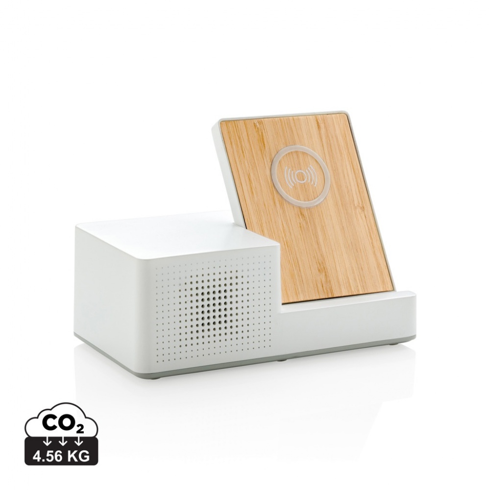 Logotrade promotional products photo of: Ontario 5W wireless charger with speaker